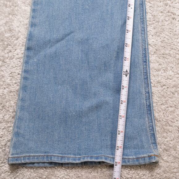 Old Navy High Rise WOW Flare Light Blue Jeans Denim Womens Size 8 NWOT - Picture 7 of 12